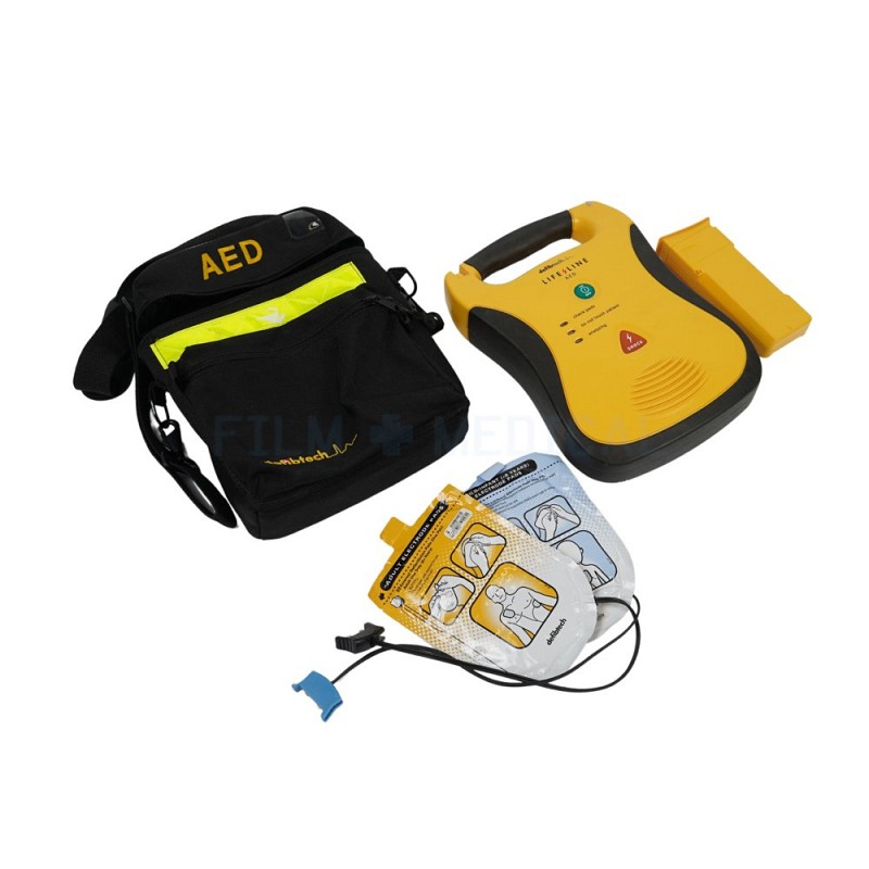 AED Defibrillator with Bag